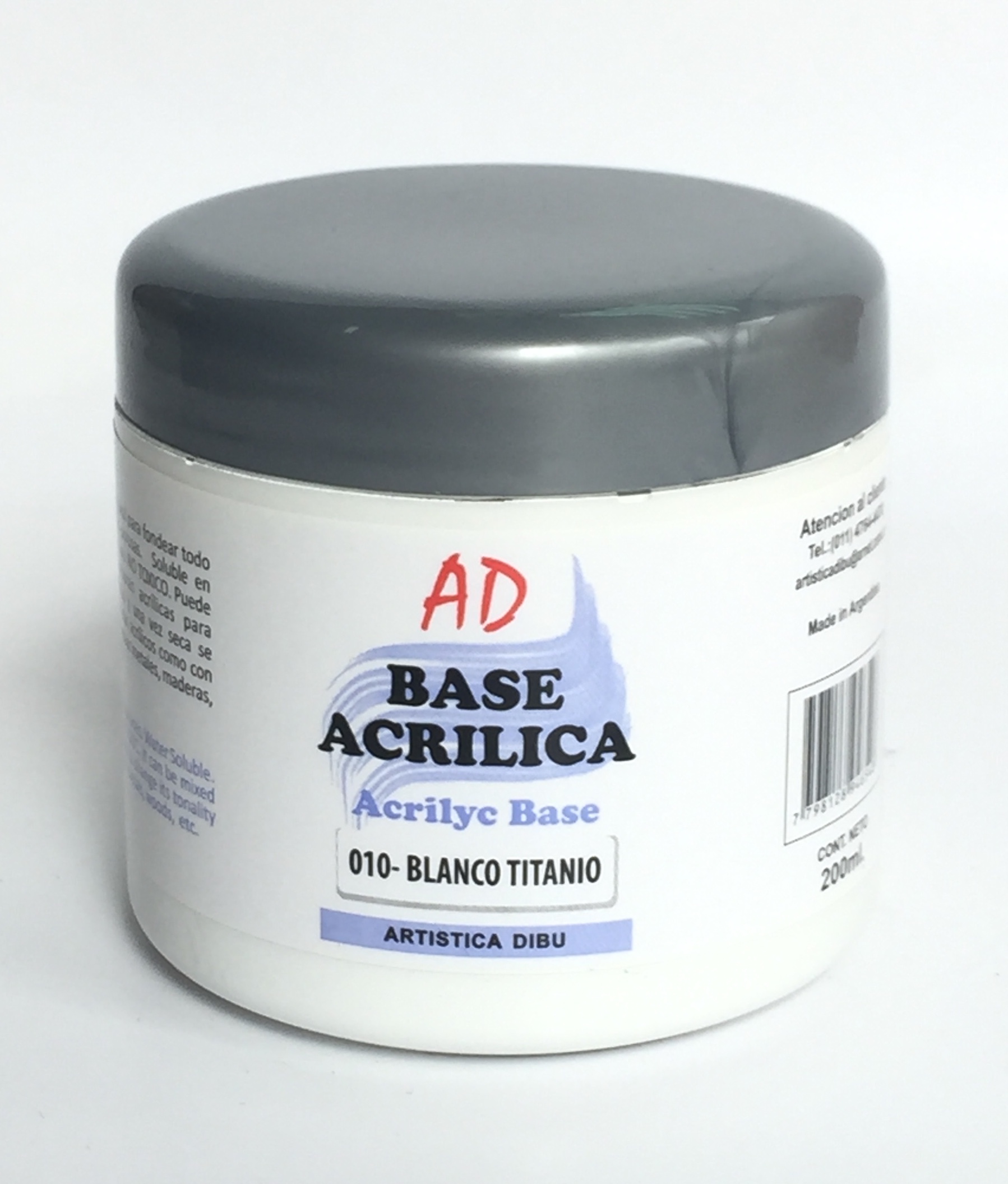 Pintura acrílica blanca