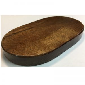 Base de presentación. Peana madera para Ø 10cm (2 piezas) con pie