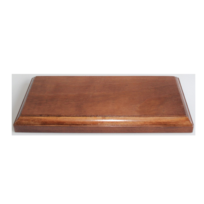 Base, Peana Madera Abedul Rectangular 16×9 cm – Loba Manualidades