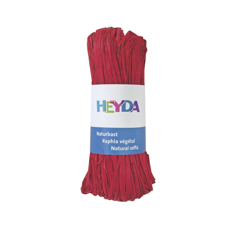 Rafia Natural Rojo 50 gr.