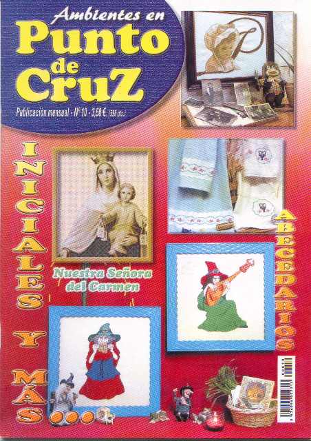 Revista Punto Cruz c/ Patrones Nº10 – Loba Manualidades