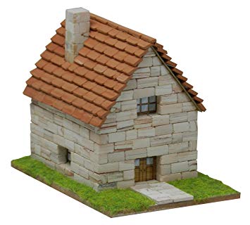 Maqueta Construcción – Mini Casa de Campo 80x70x110mm – Loba Manualidades