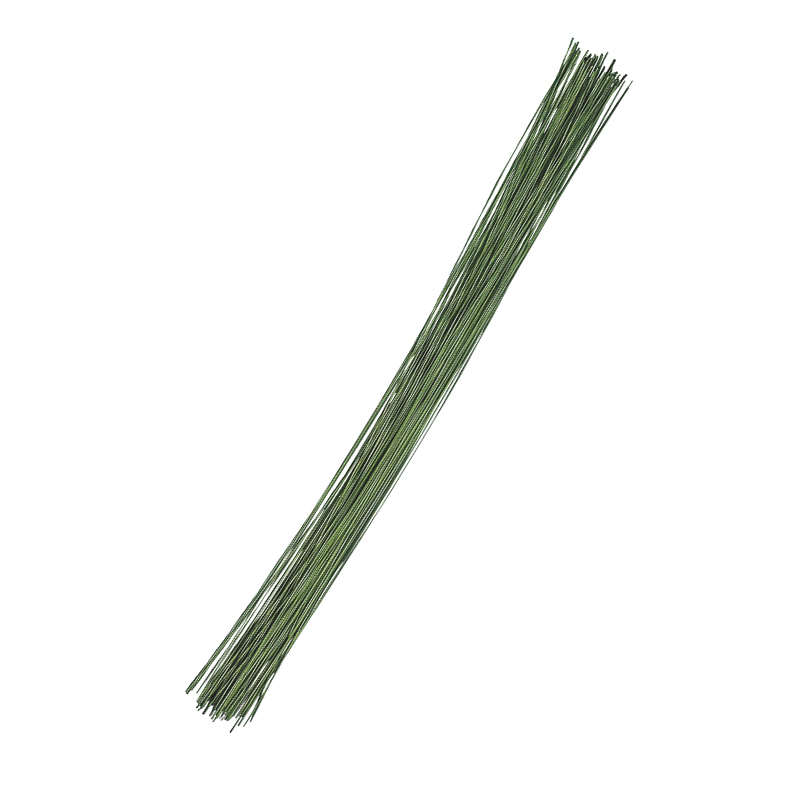 Tiras de Alambre para flores 40cm ø1.5mm (10ud) Verde – Loba Manualidades