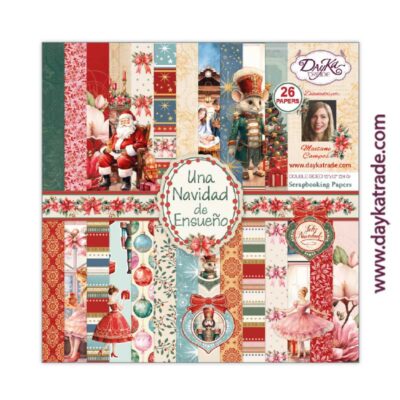 Dayka Kit Papel 30x30cm 3049 -Navidad de Ensueño – Loba Manualidades