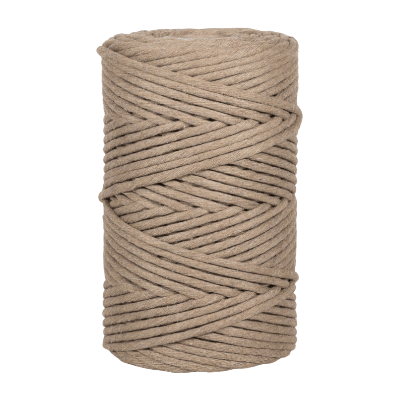 Cuerda para Macramé Urdimbre ø 3mm- Camel – Loba Manualidades