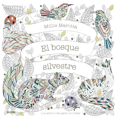 Libro Colorear «ArteTerapia» El Bosque Silvestre – LOBA MANUALIDADES ...