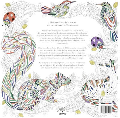 Libro Colorear «ArteTerapia» El Bosque Silvestre – LOBA MANUALIDADES ...